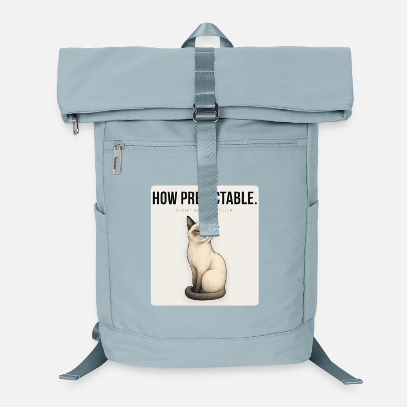 HOW PREDICTABLE. Noble Cat Sarcastic Meme Design Laptop Backpack