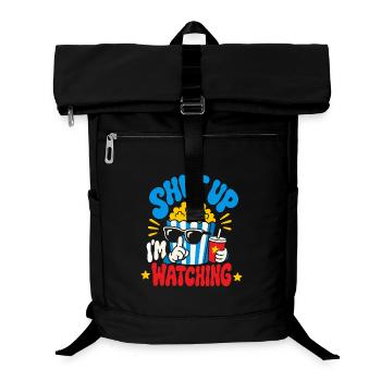 Shut Up I'm Watching Movies - Laptop-Rucksack  - Schwarz - Vorne