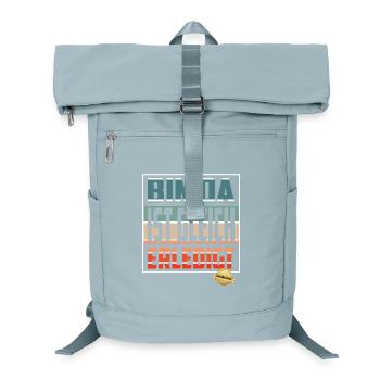 Bin da, ist gleich Erledigt - Laptop-Rucksack  - Eisblau - Vorne