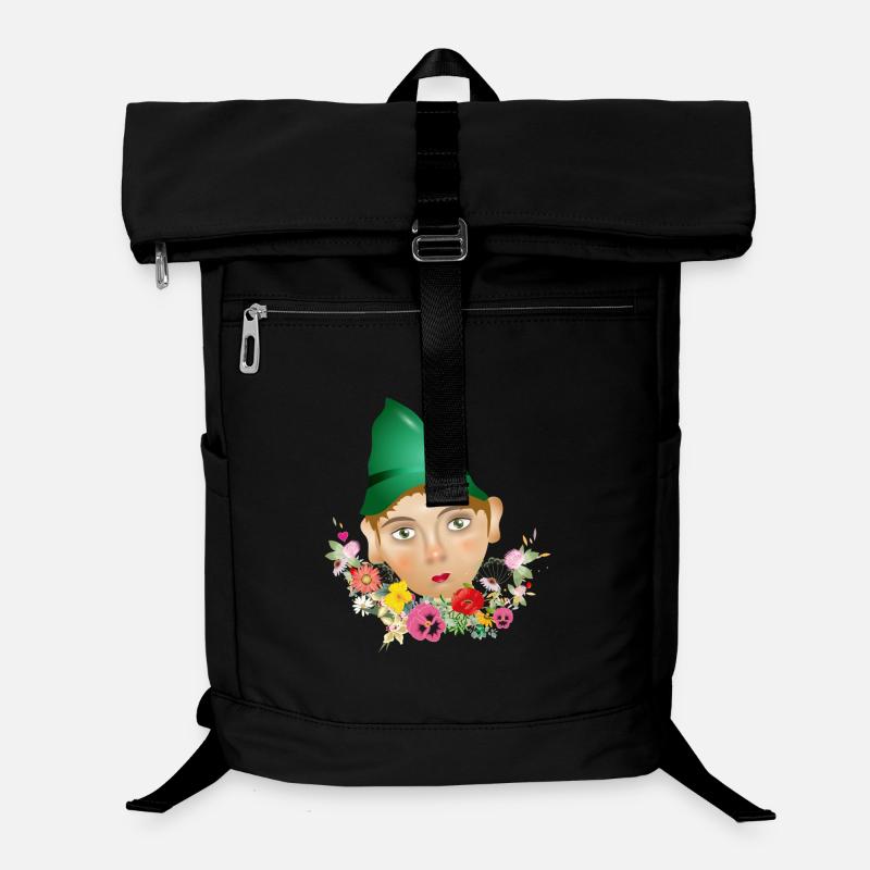 Der Seppel oder auch Seppl als Puppen Porträt Laptop-Rucksack 