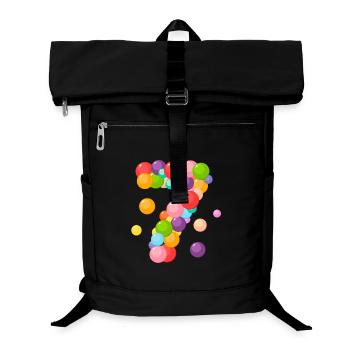 birthday, 7 years, I am 7 years old, 7 years old - Laptop Backpack - black - Front