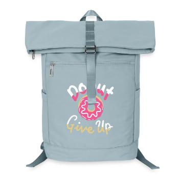 Donut Wortspiel motivierend - Laptop-Rucksack  - Eisblau - Vorne