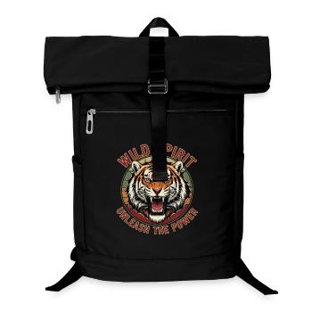 Wild Spirit Löwe Motiv Design - Laptop-Rucksack  - Schwarz - Vorne