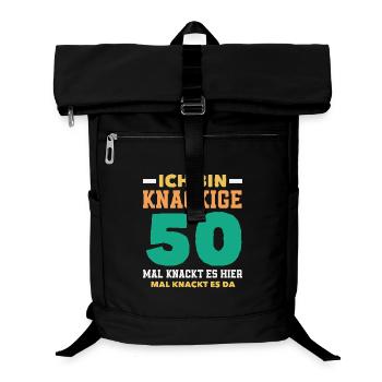 Cadeau amusant pour un 50e anniversaire - Sac à dos ordinateur - noir - Devant