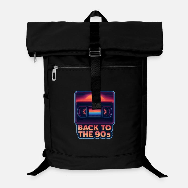 Back to the 90s VHS Kassette Retro Laptop-Rucksack 