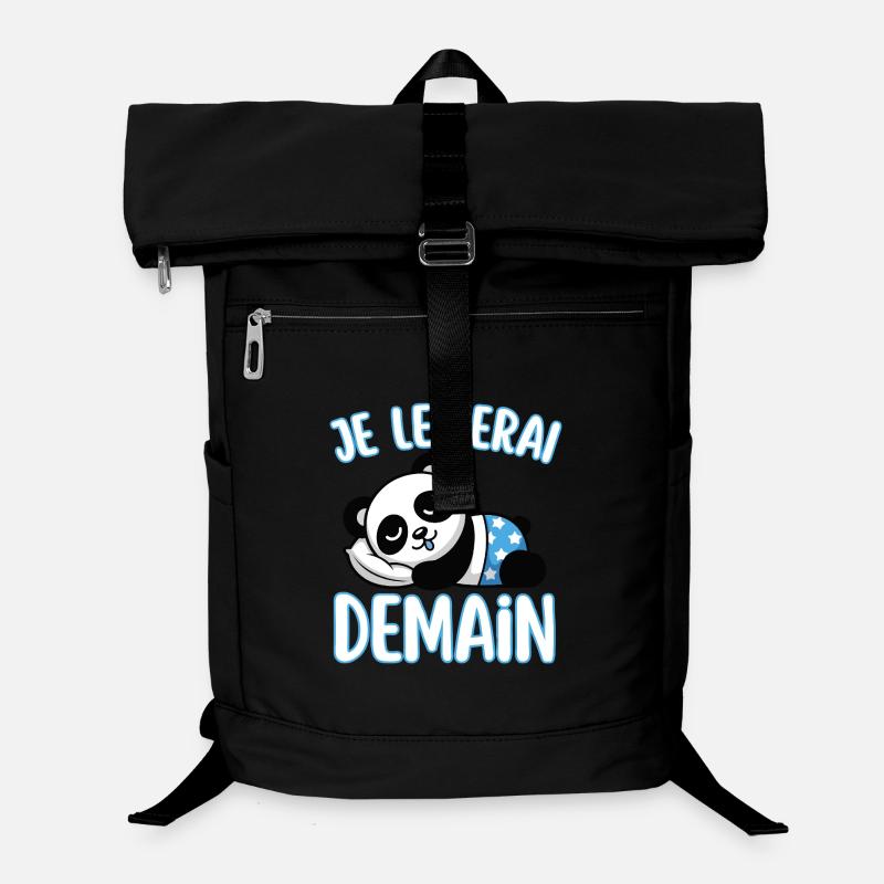 Funny T-Shirt "Je Le Do" Tomorrow - Funny Phrase Laptop Backpack
