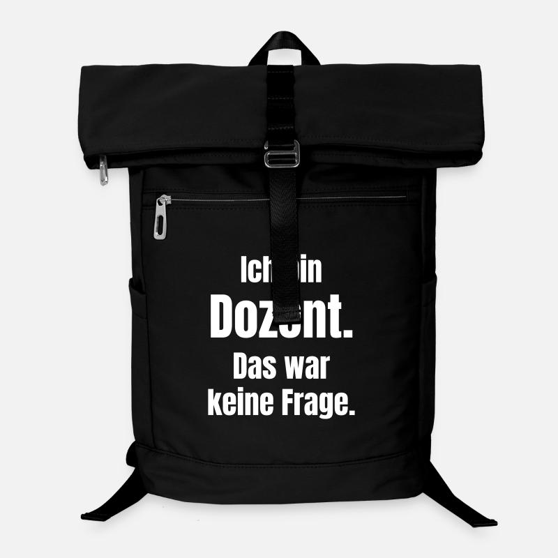 Je suis conférencier : Ce n’était pas une question - Sac à dos ordinateur - noir