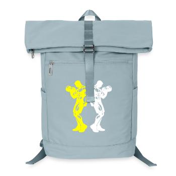 Fitness Team Silhouette - Laptop Backpack - ice blue - Front