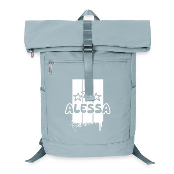 Alessa als Geschenkidee - Laptop-Rucksack  - Eisblau - Vorne