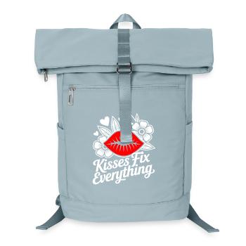Küsse heilen alles - Laptop-Rucksack  - Eisblau - Vorne