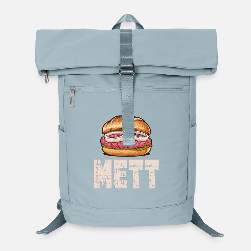  Mett Brötchen Fan METT Frühstück Snack Mettigel Laptop-Rucksack 
