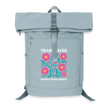 Pride Month LGBT-Trans Lives Deserve Human Rights - Laptop Backpack - ice blue - Front