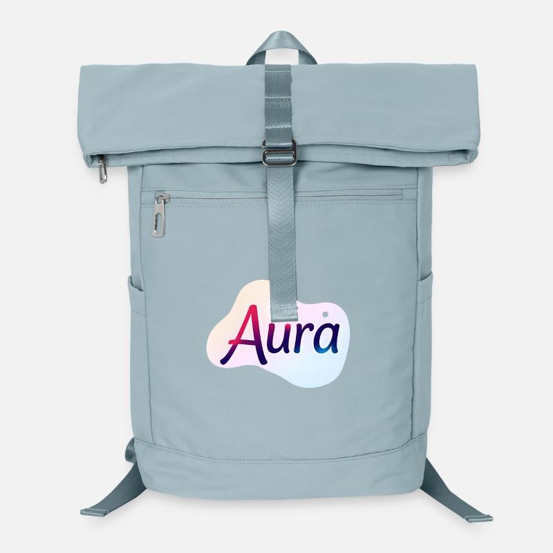 Aura – Design Typographique Coloré Moderne Sac à dos ordinateur