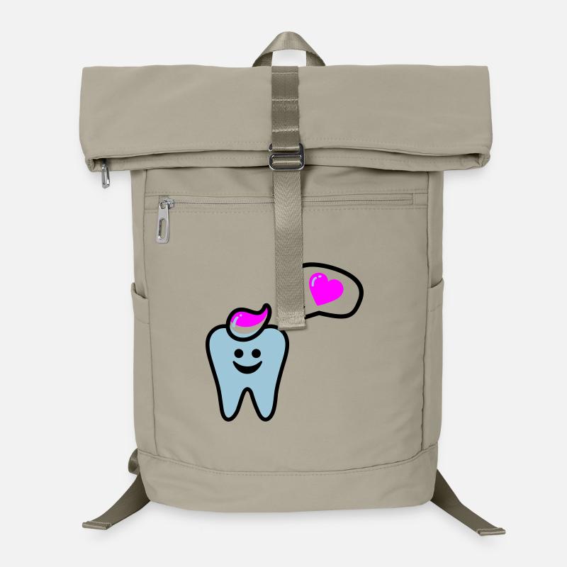 zahn punk zahnarzt dentist Laptop-Rucksack 