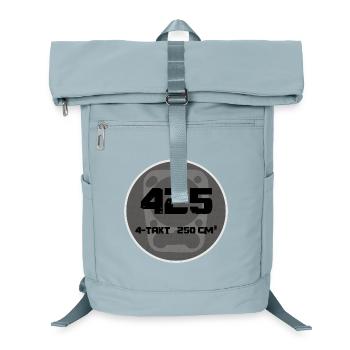 Vier Takt 250cc Badge Motiv - Laptop-Rucksack  - Eisblau - Vorne