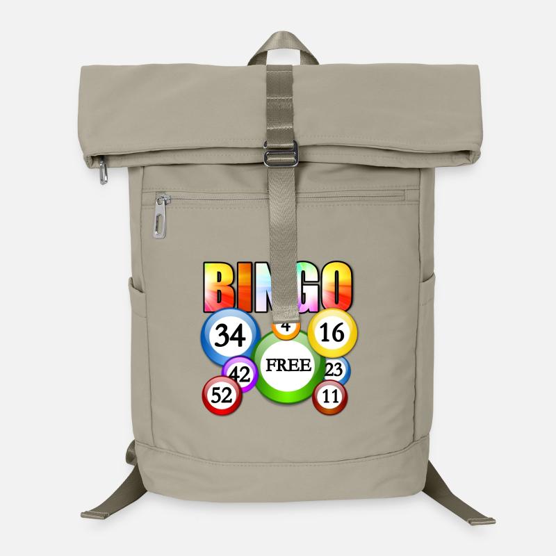 Lebendiges Bingo-Freiball-Design Laptop-Rucksack 