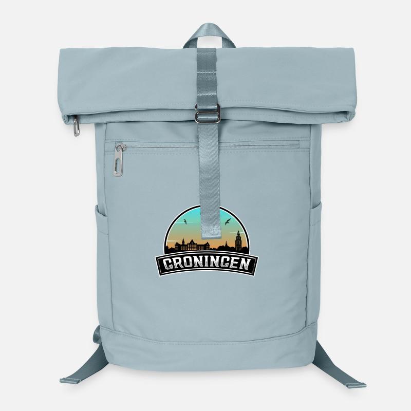 Groningen Netherlands Skyline Dutch Souvenir Laptop Backpack