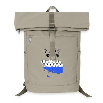 Morbihan - Sac à dos ordinateur - beige sable - Devant