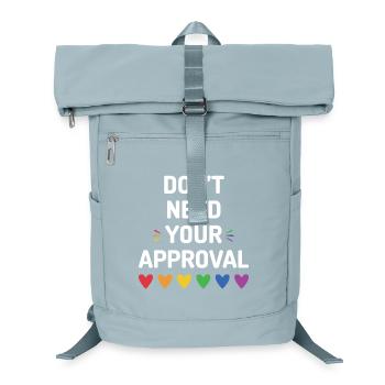 Benötigen Sie nicht Ihre Zustimmung - Laptop-Rucksack  - Eisblau - Vorne