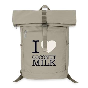 J’ADORE LE LAIT DE - Sac à dos ordinateur - beige sable - Devant