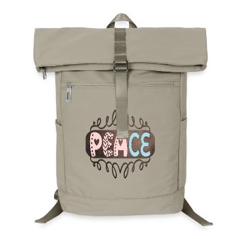 Peace - Laptop Backpack - sand beige - Front