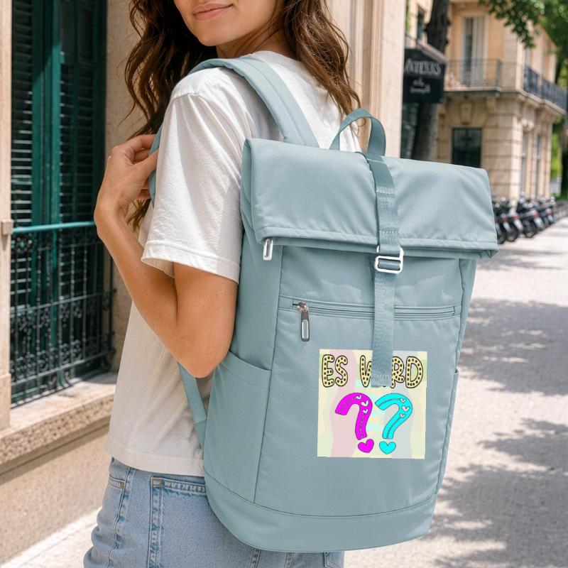 BABYSPRÜCHE - ES WIRD EIN MÄDCHEN ODER JUNGE FRAGE Laptop-Rucksack 