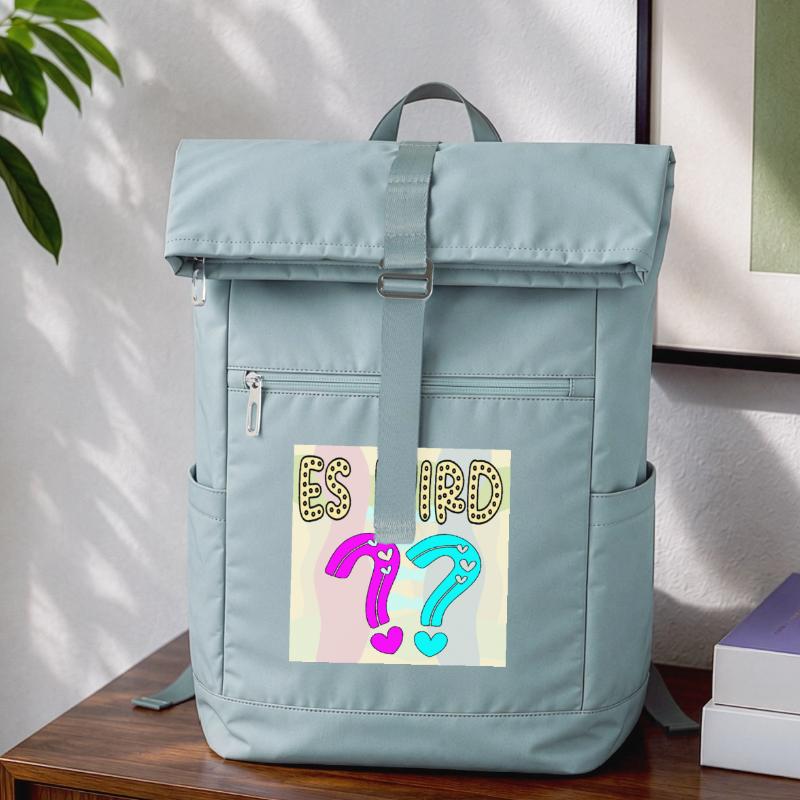 BABYSPRÜCHE - ES WIRD EIN MÄDCHEN ODER JUNGE FRAGE Laptop-Rucksack 