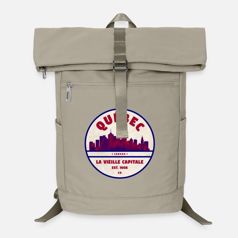 Québec Vieille Capitale Skyline Laptop-Rucksack 