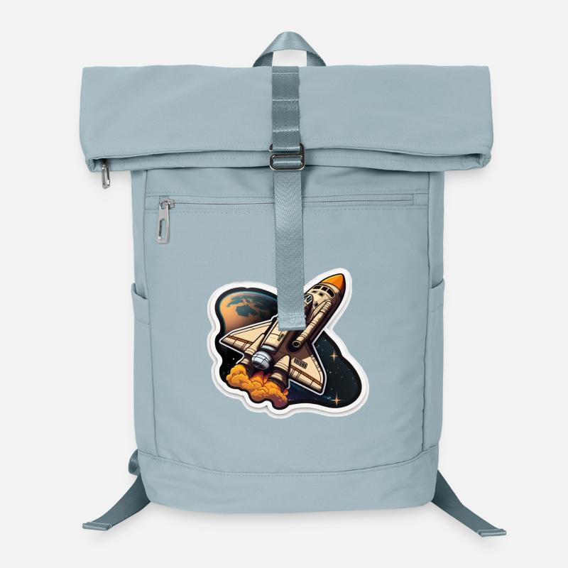 Space Rocket Laptop-Rucksack 
