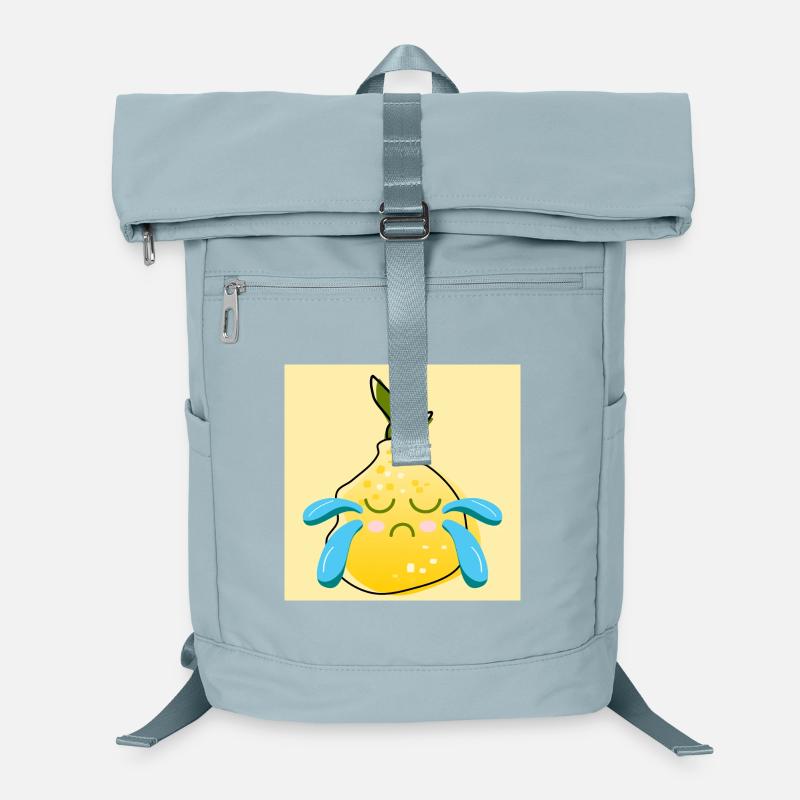 Sad lemon COMIC WINE LIME SUMMER FOOD Laptop Backpack