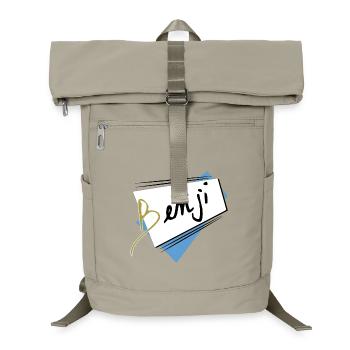Benji - Laptop Backpack - sand beige - Front