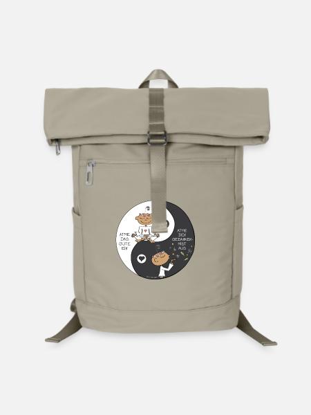 Yin Yang - Laptop-Rucksack - Sandbeige
