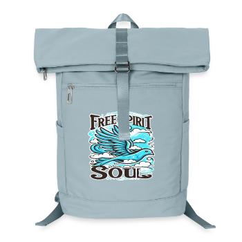 Amazing Sky Bird with Free Spirit and Soul - Laptop Backpack - ice blue - Front
