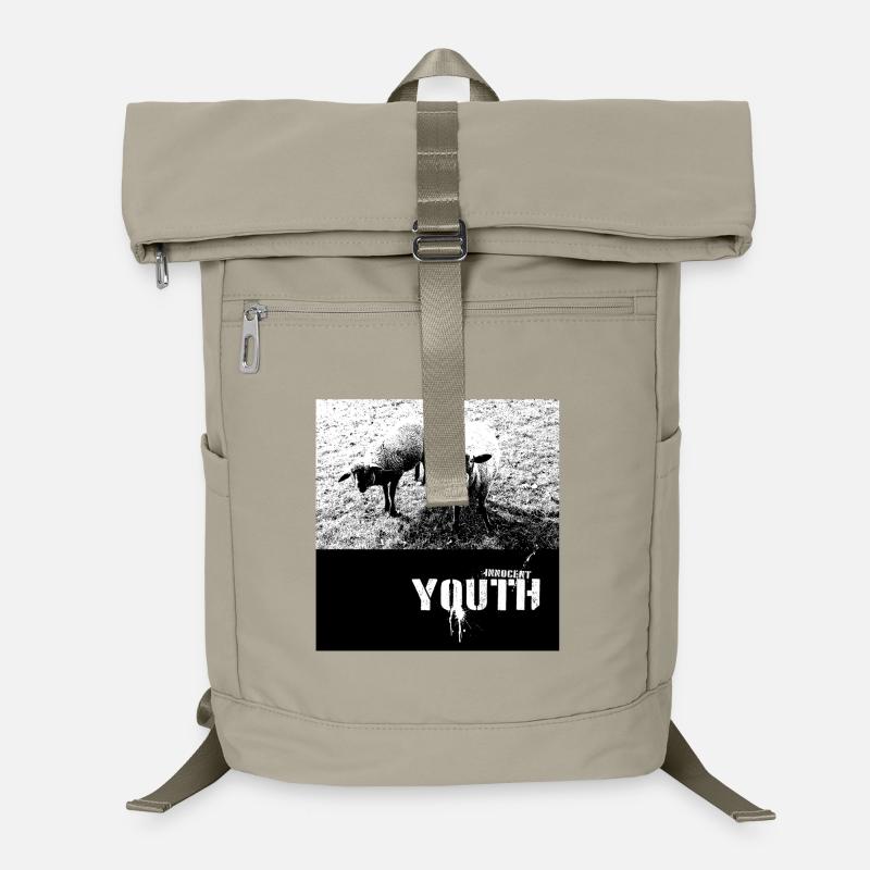 Unschuldige Jugend mit Schaf Motiv Laptop-Rucksack 