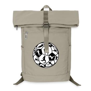 Ballon de football - Sac à dos ordinateur - beige sable - Devant
