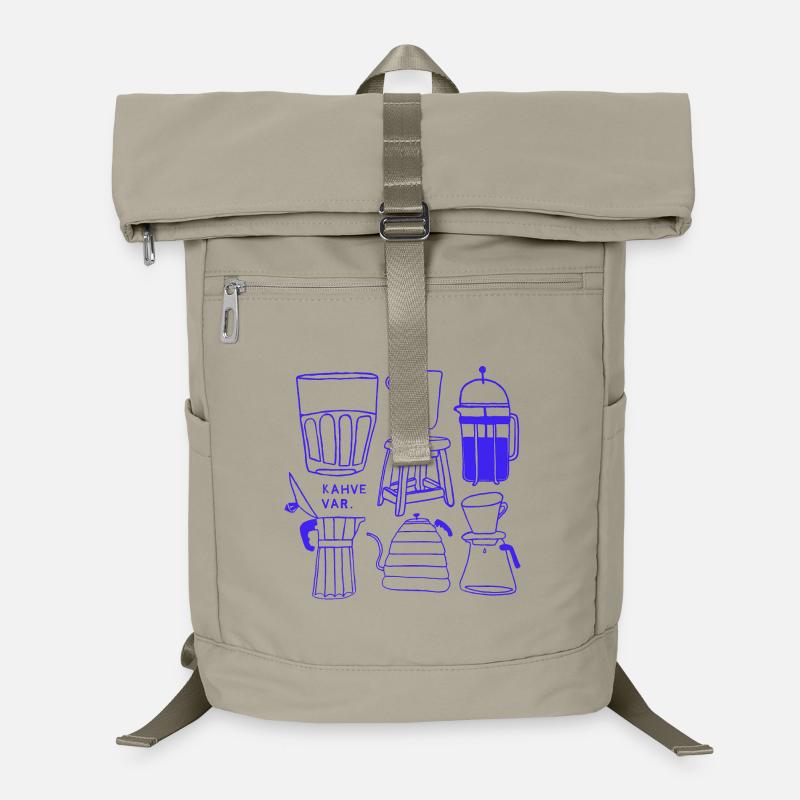 Café | Kahve var | Ambiance chaleureuse avec chat caché Sac à dos ordinateur