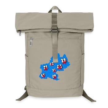 Région Midi-Pyrénées - Sac à dos ordinateur - beige sable - Devant