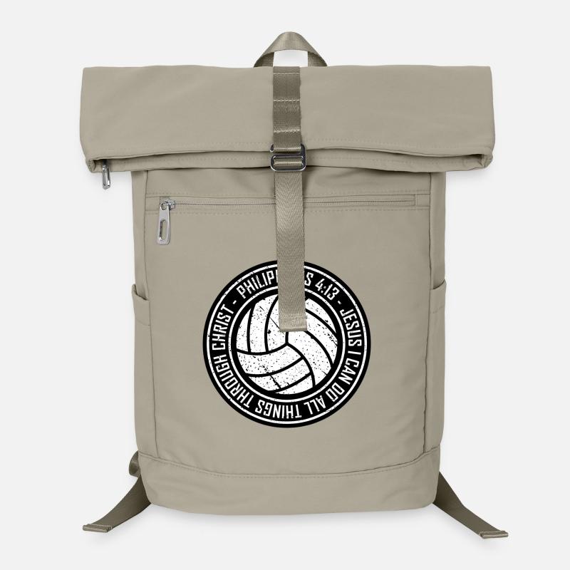 Philippians4:13 Faith Emblem Circle Laptop Backpack