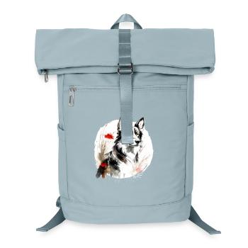 Chinesisches Sternzeichen Hund - Laptop-Rucksack  - Eisblau - Vorne