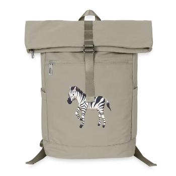 Zebra - Laptop Backpack - sand beige - Front
