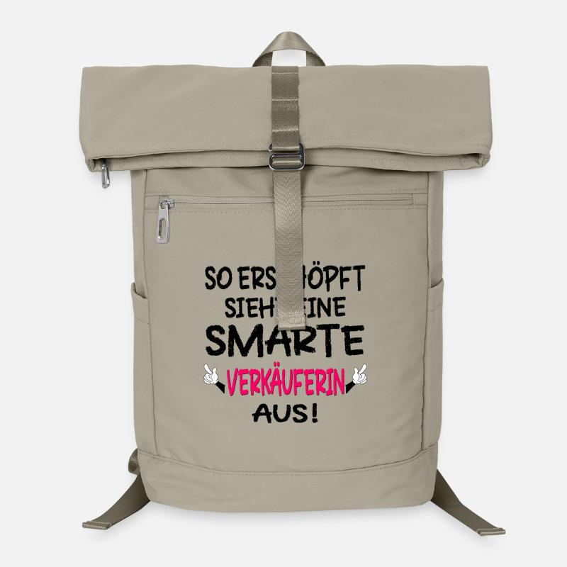 VEKÄUFERIN TRÖDELMARKT MARKT FLOHMARKT Laptop-Rucksack 