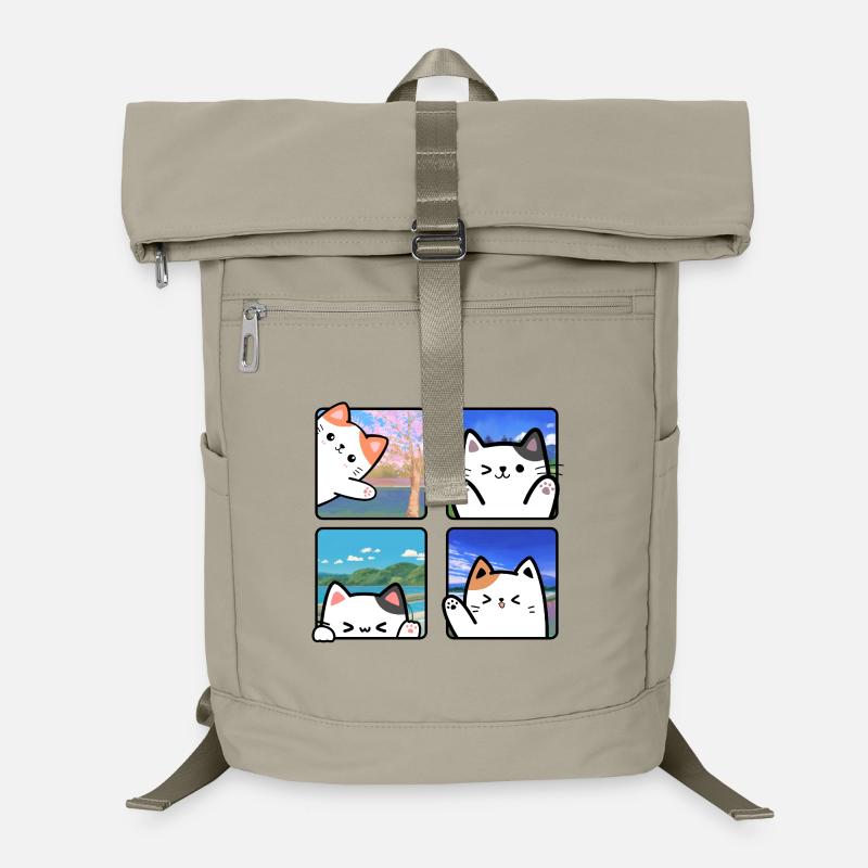 Katze Reisende Laptop-Rucksack 