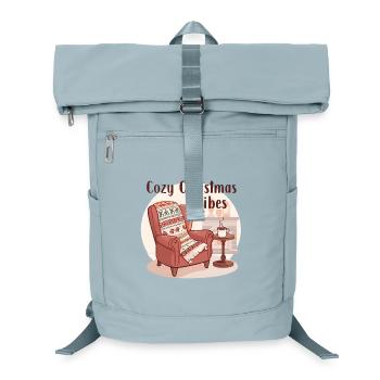 Cozy Armchair – Cozy Christmas Vibes - Laptop Backpack - ice blue - Front