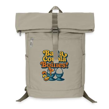 Schnapp dir ein paar Boilies! - Laptop-Rucksack  - Sandbeige - Vorne