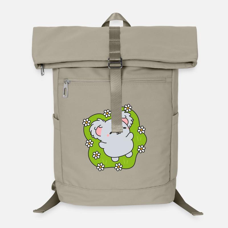 Koala fleuri rêveur Sac à dos ordinateur