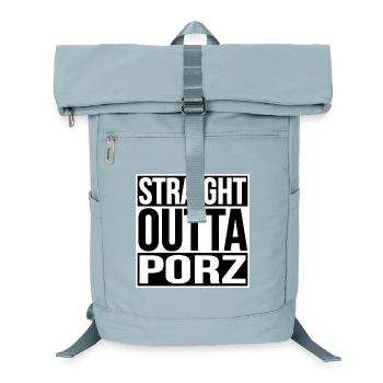 STRAIGHT OUTTA KÖLN PORZ - Laptop-Rucksack  - Eisblau - Vorne