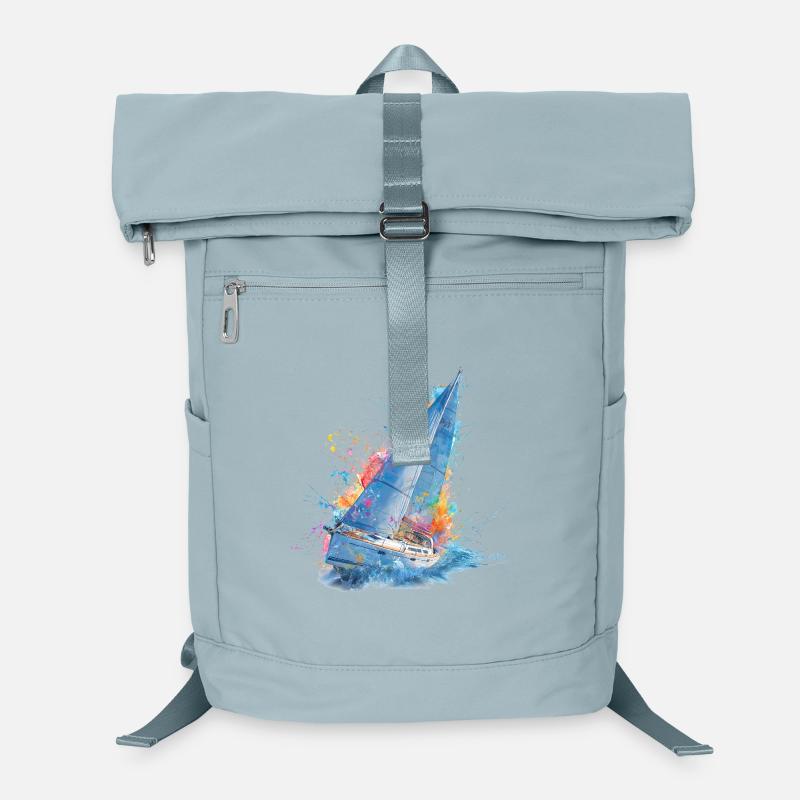 Segeltraum Farbexplosion Laptop-Rucksack 