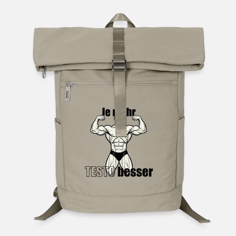 Muscle Hero Power Pose Print Design Laptop Backpack