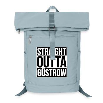 Straight Outta Güstrow - Laptop Backpack - ice blue - Front