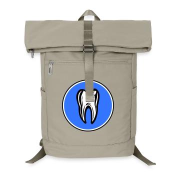 Icône de dentiste dentaire dentaire - Sac à dos ordinateur - beige sable - Devant